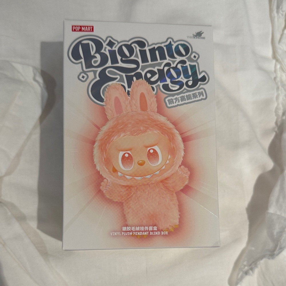 Pop Mart LABUBU Big Into Energy Vinyl Plush Pendant